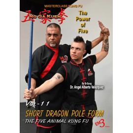 KUNG FU - Vol-11-SHORT DRAGON POLE FORM- by Si-Gung Angel Velazquez - Ng Ga Kuen