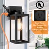 Bdrofn 2-Pack Porch Lights Outdoor Wall Lantern,Black Outdoor Wall Light