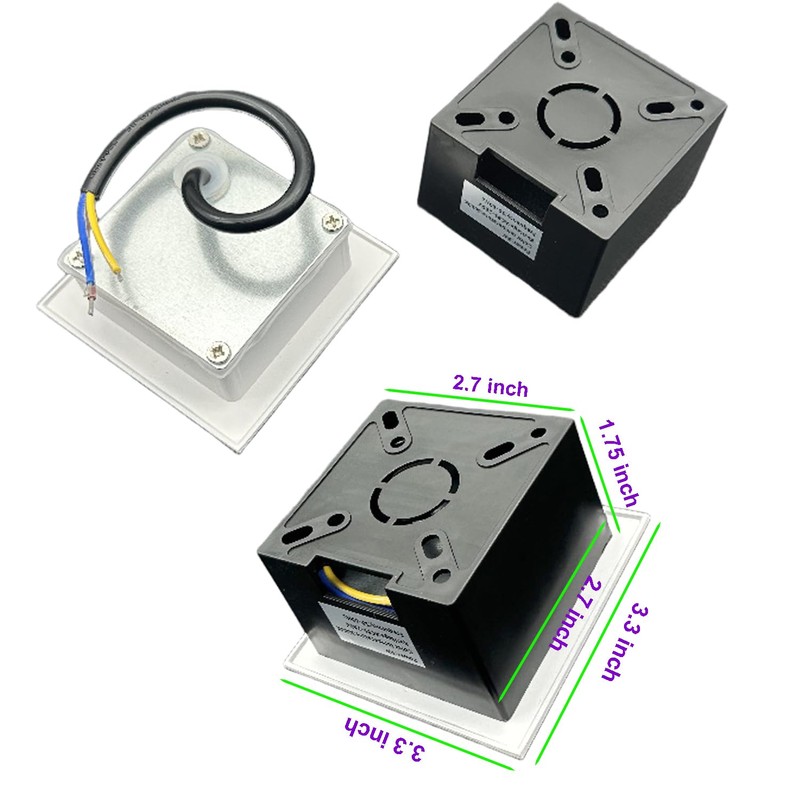 HAGICBEE LED Step Lights 120V Dimmable LED Indoor Outdoor Step
