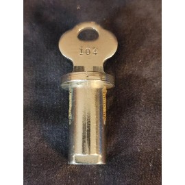 OAK ACORN REPLACEMENT LOCK and KEY FOR OAK ACORN GUMBALL/PEANUT MACHINE- 020