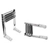 4 Step Telescoping Boat Ladder Folding Pontoon Dock Ladder, Stainless