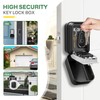 HUANLANG Lock Box for Keys with Code, Waterproof Key Lock