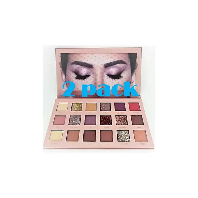 2pack Paleta De Sombras Ojos Nude New 18 Tonos Maquillaje