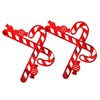 OSALADI 3D Cane Candy Stickers Christmas Window Decals Merry Christmas