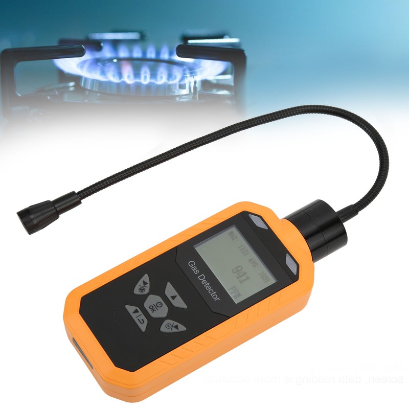 ABH502‑EX LCD Combustible Gas Detector Portable Gas Leakage Alarm for