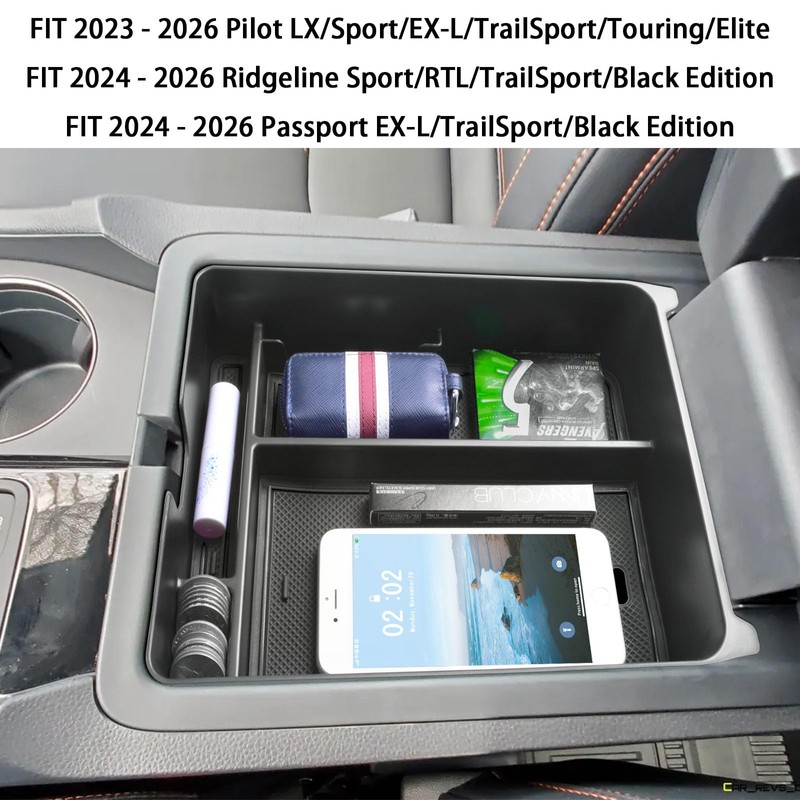 EDBETOS Center Console Organizer Compatible with 2023-2026 Honda Pilot, 2024