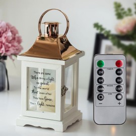 Staymoment Sympathy Gifts for Loss of Loved One: Memorial Gifts with Remote Control for Loss of Mother Father Husband Daughter Brother, Lantern Decor LED Candle
