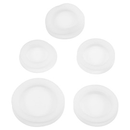 NUOBESTY 5pcs Rubber Stoppers for Piggy Bank, Money Box Replacement Plugs, for 26mm 25mm 30mm 32mm 38mm