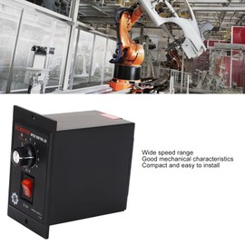 Garosa DC Motor Speeds Controller Forward Reverse Electric Motor Speed Regulator 110VAC Input 90VDC Output ABS Shell with Emergency Stop(400W)