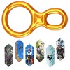SOB 35KN Abseiling Eighth Abseiling Device Climbing 8 Descender Bagging