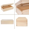 Creative Deco Small Wooden Storage Box | 24 x 11.3