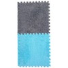 12 Pcs Interlocking Carpet Shaggy Tiles - 12" x 12",