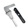 Hanforede 1 Pack Chrome Plated Replacement Toilet Tank Handle, Universal