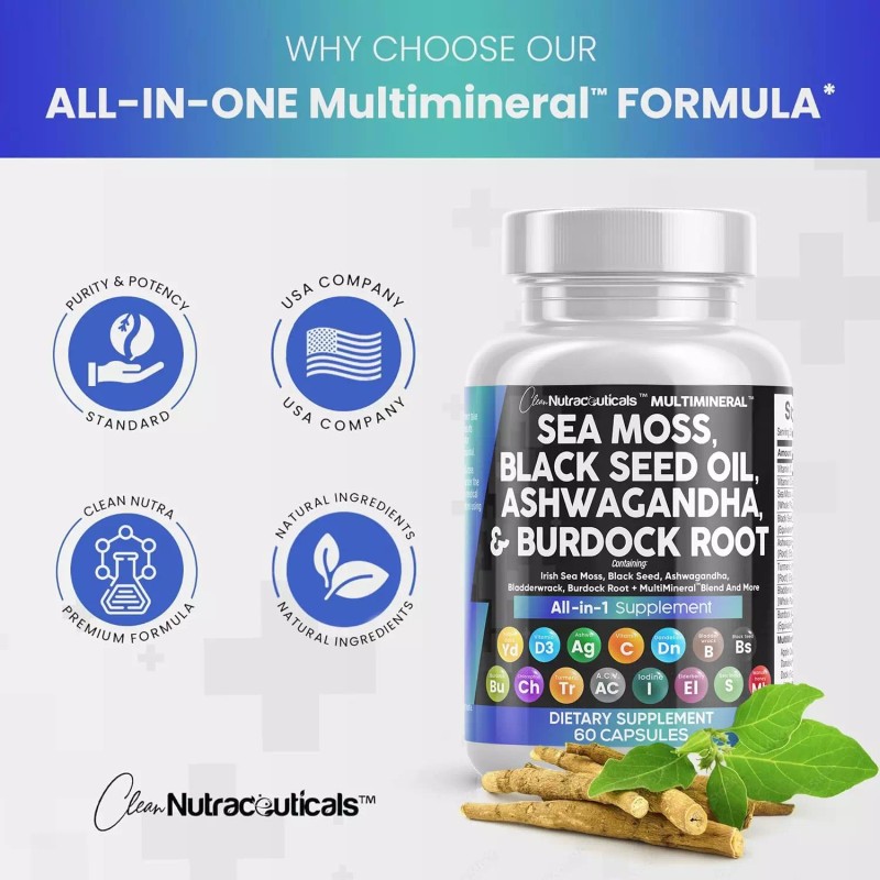 Does not apply Sea Moss 3000Mg Black Seed Oil 2000Mg