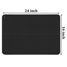 EMIKITS Grounding Mat for Feet Relax and Reduce Inflammation Breathable Conductive Therapy Blanket with 15ft Grounding Cord, Grounded Pad for Pets 16 x 24 Inch