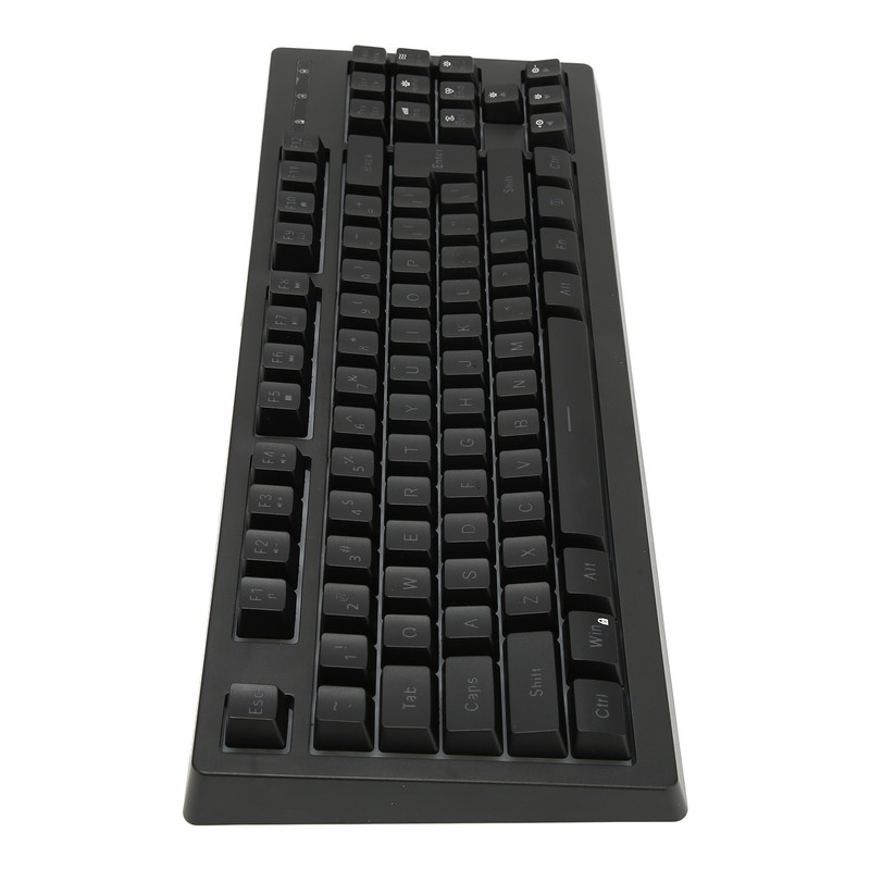 2.4G Wireless Keyboard 87 Keys RGB Backlight 1800mAh Battery Office