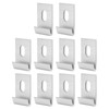 Ejoyous 10 Piece Base Clips, Hook Fasteners, Greenhouse Base Clips,