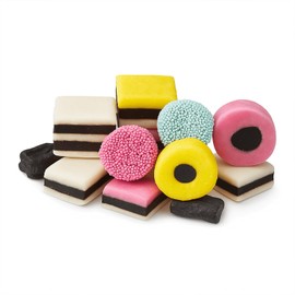 Snack Attack Gustaf's Licorice Allsorts Gummy Candy Assortment Sweet & Chewy Classic British Confection Double-Bagged Freshness Kids & Adults 5lb Bag