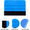 2 PCS Plastic Felt Edge Squeegee, 4 Inch Car Vinyl