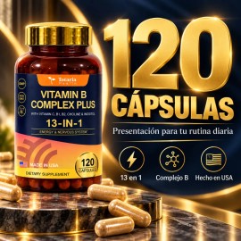 Vitaminas B1 B2 B3 B5 B6 B7 B9 B12 Complex