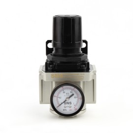 SNS Air Compressor Pressure Regulator With Bracket and Gauge Female Thread 1'' NPT 0-150 PSI Adjustable AR5000-N10
