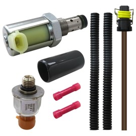 Upgrade AP63417 Fuel Pressure Regulator Valve w/ICP Sensor Pigtails for 2004-2010 Ford E450 6.0L V8, Replaces 1846057C1 CM-5126 HTV102 W3250216 CM-5054 - by Gxcdizx