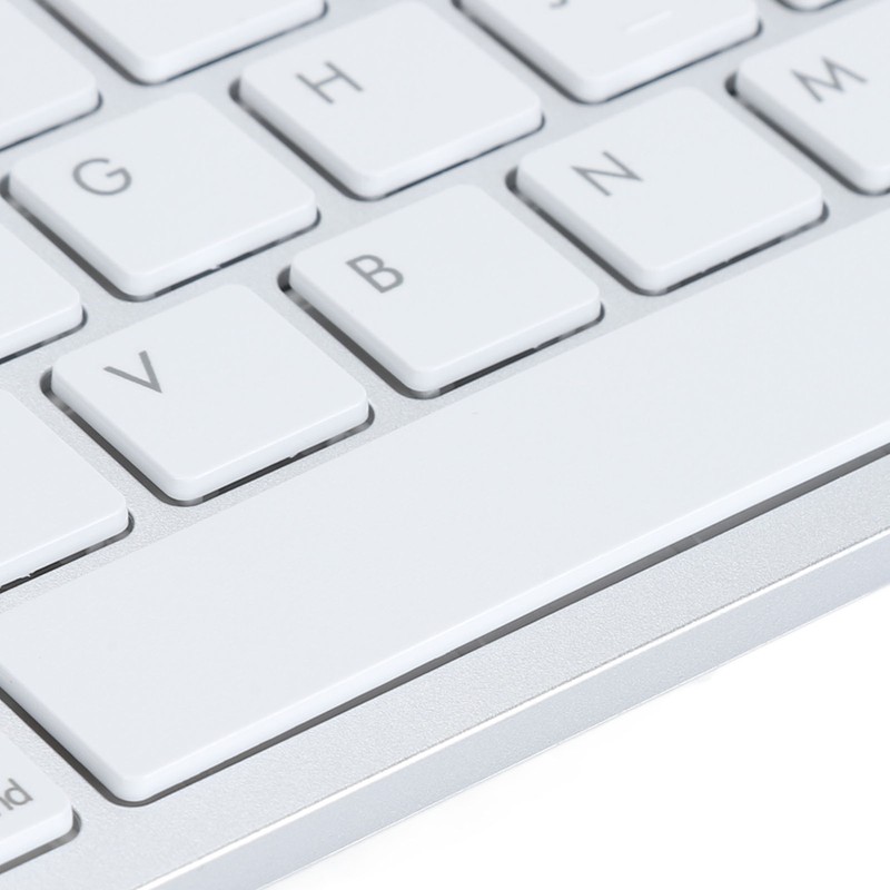 78 Keys Spanish Wireless Bluetooth Keyboard Thin Lightweight Silent Spanish