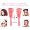Hair Comb Detangling Brush for Natural Hair Adjustable Detangler Brush