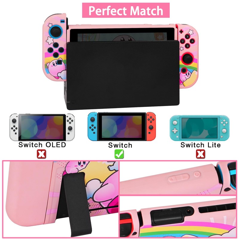 TIKOdirect Carrying Case for Switch, Cute Portable Accessories Bundle 5