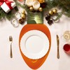 Whaline 60Pcs Christmas Paper Placemats Colorful Light Bulb Dinner Mats