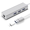 (con Adaptador USB C) 4 En 1 Adaptador USB Ethernet,