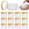 SUNOYA Cosmetic Glass Cream Jar, Pack of 12 Empty Jars
