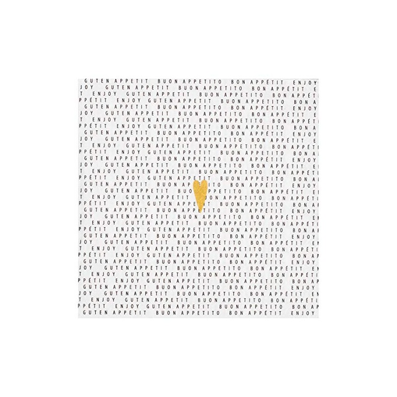 Räder Napkin Bon Appetit Heart