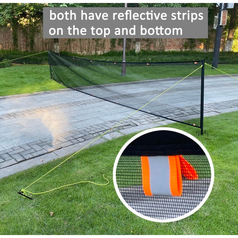 Driveway Net for Kids Safety, 36FT Driveway Ball Stopper Net