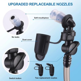 No Brand Hydration Bladder 2 Liter, BPA Free Water Bladder for Hiking Backpack Water