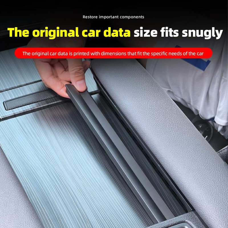 DINGJIAN Center Console Armrest Box Cover Anti-Falling Blocking Bar fit
