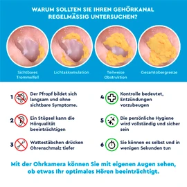 Ohrenschmalz Entferner Otoskop Ohrreiniger 10MP-HD-Kamera WiFi Flexibler Digitaler Ohrenspiegel UdiGuard Pro-Clean mit Pinzette und Austauschbaren Spitzen - Hals-Nasen-Ohren-Set Erwachsene und Kinder