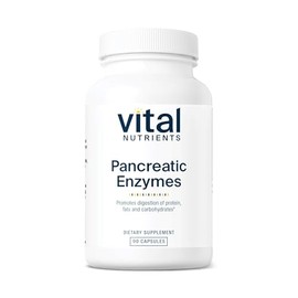 Vital Nutrients Pancreatic Enzymes 500 mg 90 Cpsulas Suplemento Digestivo Apoyo a la Digestin de Protenas Grasas y Carbohidratos Frmula de Alta...    