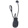 LED Book Light Eye Protecting 360° Rotatable White Light Double
