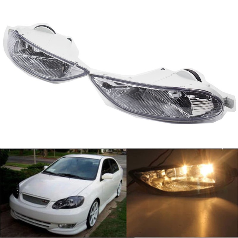 munirater Fog Lights Lamp Replacement for 2002 2003 2004 Camry,