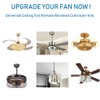 YukiHalu Ceiling Fan Remote Control Kit, Universal and Compact Size,