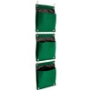 Vegtrug FHP07RG Felt Herb Pot Set - Racing Green (3-Piece)