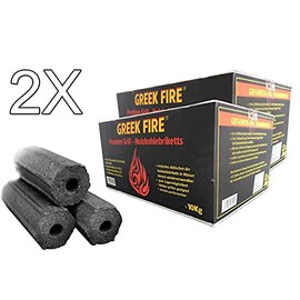 Greek Fire charcoal briquettes