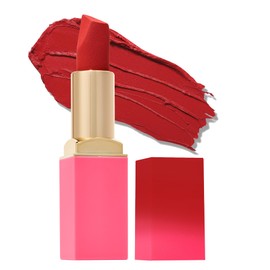 Juvia's Place Reds & Berries Velvety Matte Lipsticks The Reds So Red - Rich Cherry Red, Soft-Matte Lipstick, Hydrating, Highly Pigmented, Creamy, Smooth, and Long-Lasting