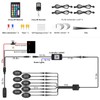 8Pods Segmented Alloy RGB LED Rock Lights for Jeeps Trucks