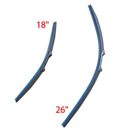 26 and 18 inch Wiper Blades Replacement for Camry 2012-2017 Avalon 2013-2018 Highlander 2020-2023 HRV 2016-2021 Accord 2003-2007 Cherokee 2014-2023 Windshield Wipers (2pcs)