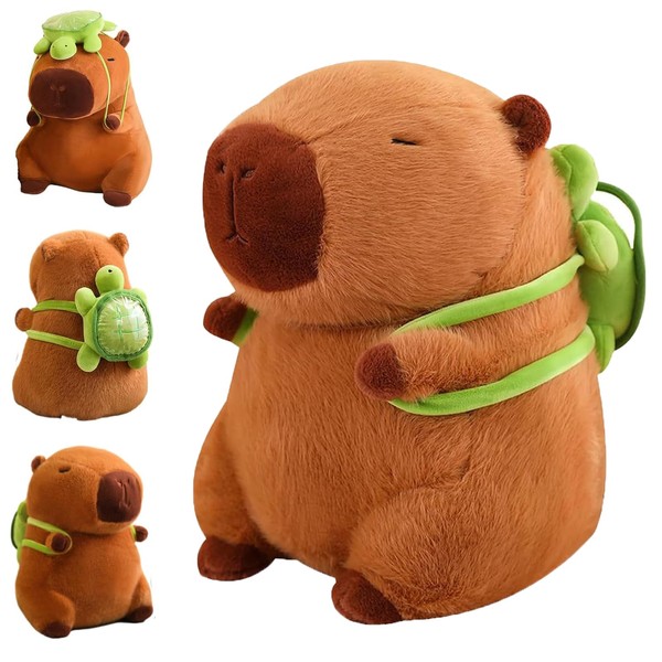 MisFun Capybara Plush Toy, 23 cm Capybara Cuddly Toy with