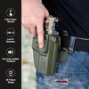 Universal OWB Holster for Canik/FN/Walther/Browning/S&W/Sarsilmaz/Sig/Girsan/Stoeger/Bersa / 1911, Fits More Than