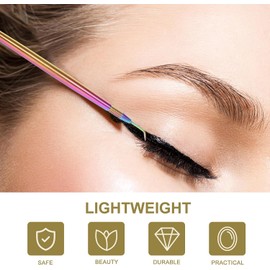 Herramienta Pestañas de Inoxidable Permanente para Acero Separador con Peine Doble, Ligera y Portátil, Varilla para Injerto y Uso de Belleza