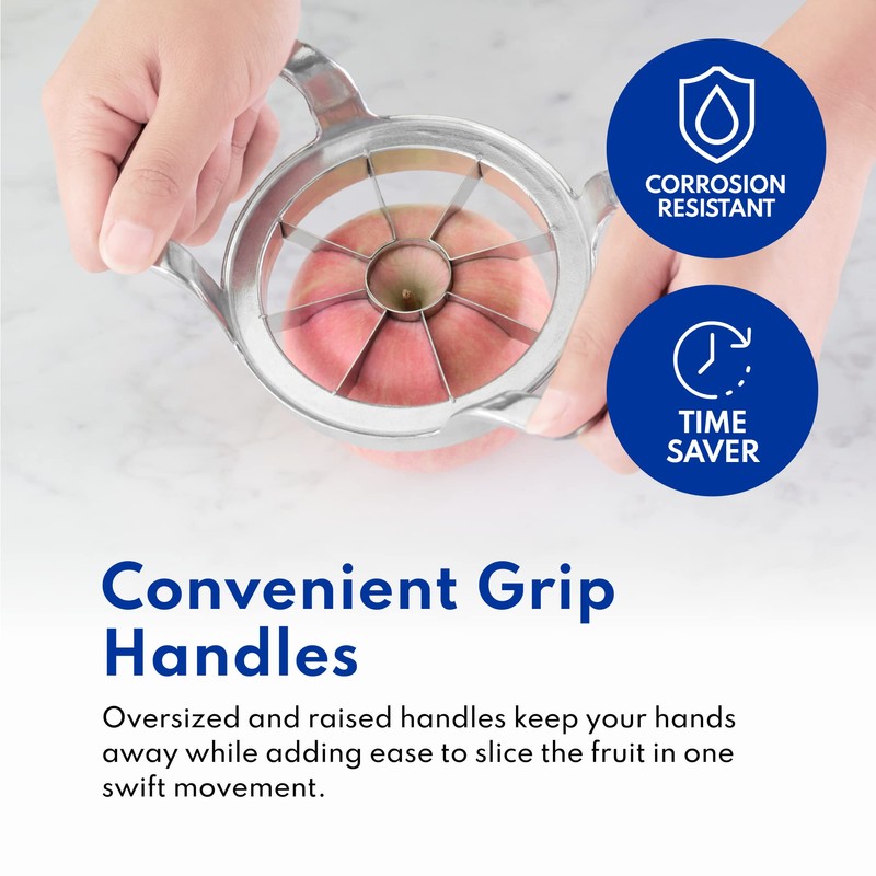 New Star Foodservice Heavy Duty Commercial Apple Corer and Divider,